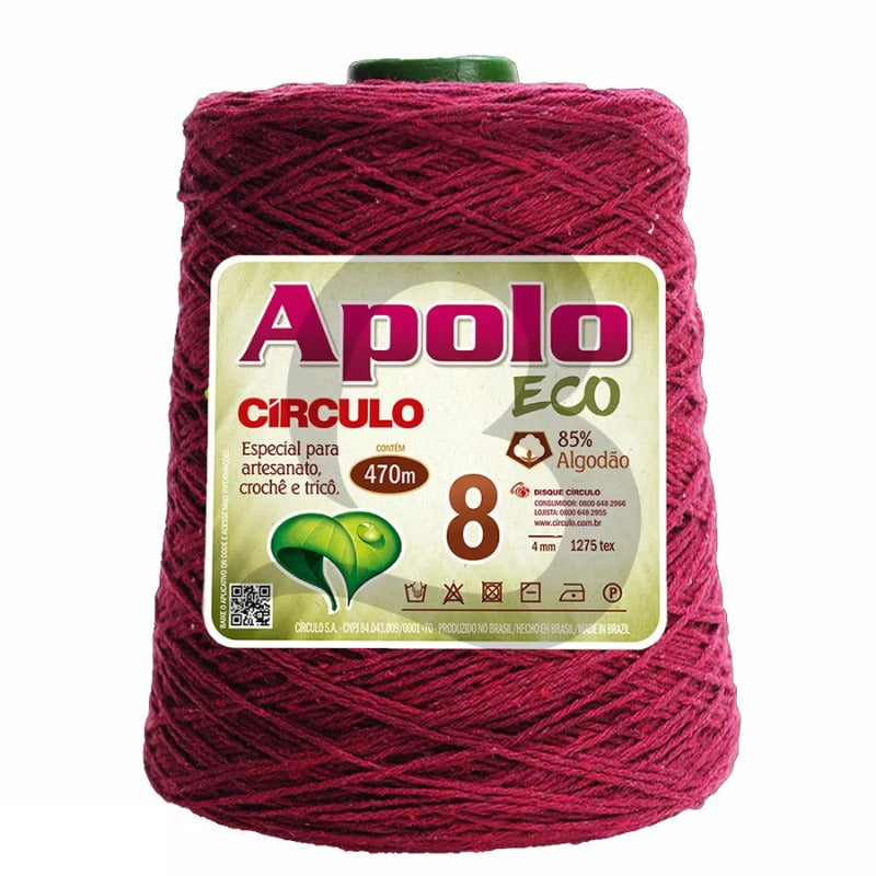 Barbante Circulo Apolo Eco N8 - 470M - Cores